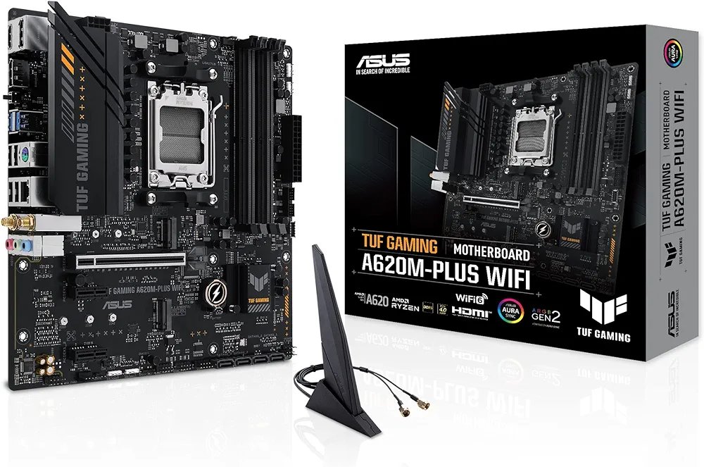 ASUS Tuf Gaming A620M Plus WiFi Motherboard,
