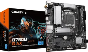 Gigabyte B760M G AX (Wi-Fi) DDR5 Motherboard